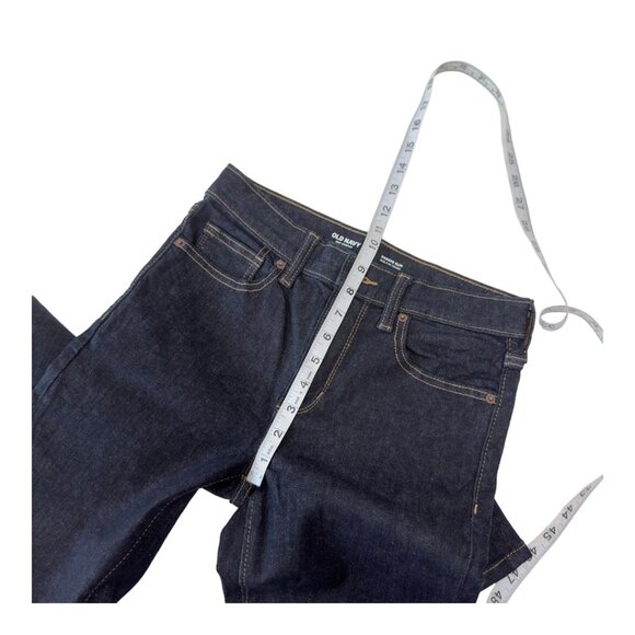 Old Navy Karate 360 Stretch Slim Built-In Tough Jeans Kids Size 12 Dark Blue - Picture 6 of 11